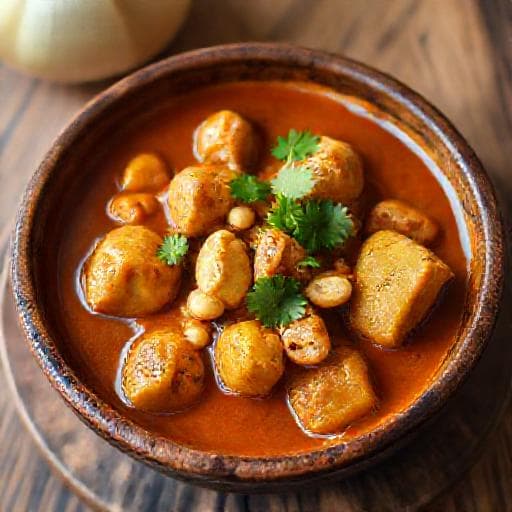 Klasyczny Kurczak Massaman Curry