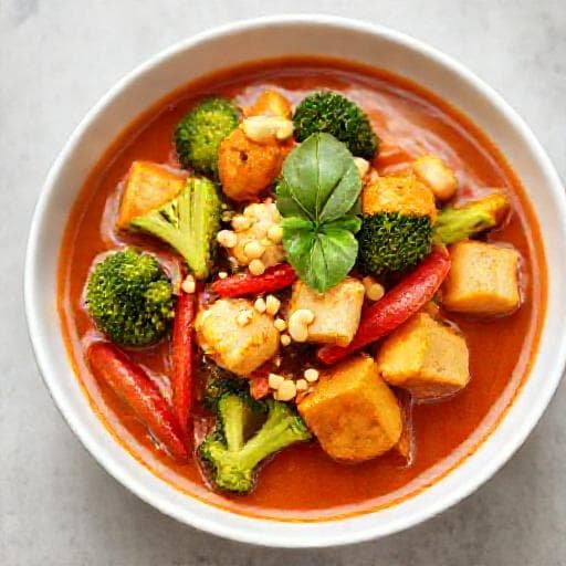 Szybkie Massaman Curry z Tofu