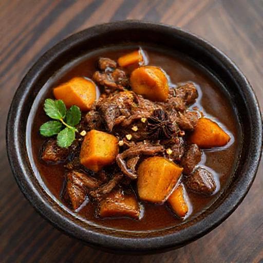 Massaman Curry z Wołowiną i Batatami