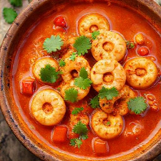Szybkie Curry z Krewetkami w Stylu Indyjskim