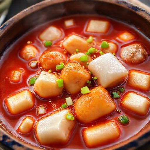 Tradycyjne Tteokbokki