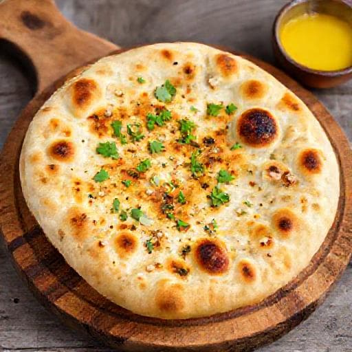 Klasyczny Naan Czosnkowy