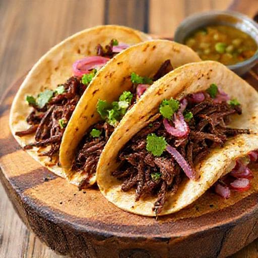 Tacos Barbacoa z Wołowiny