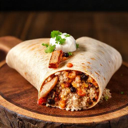 Klasyczny Burrito z Kurczakiem
