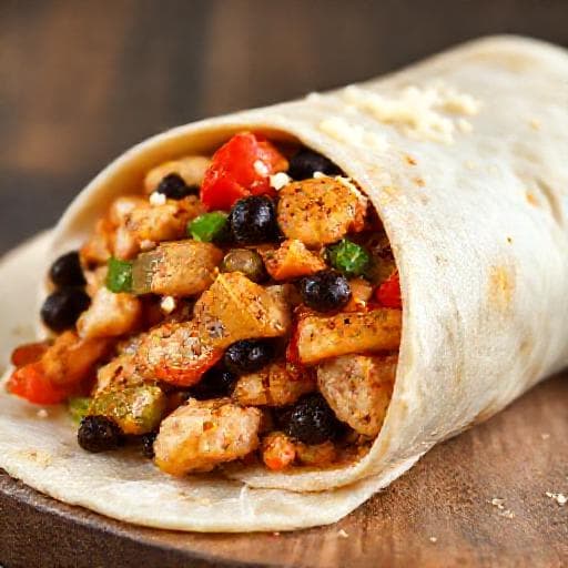 Szybkie Burrito z Kurczakiem z Patelni