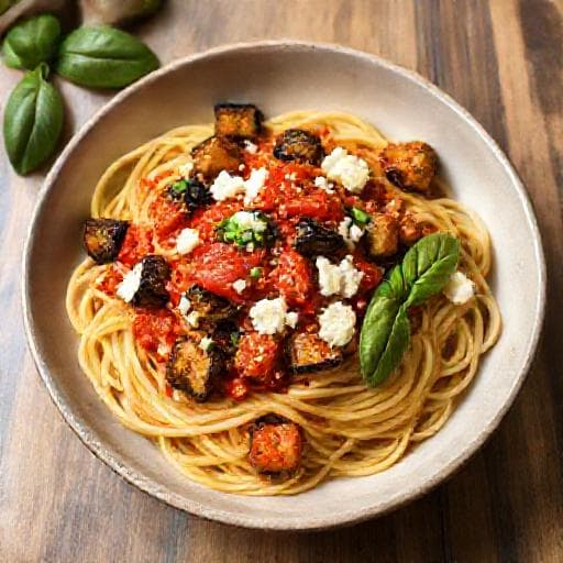 Szybka Pasta alla Norma