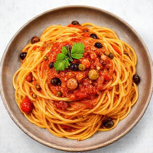 Szybkie Spaghetti Puttanesca