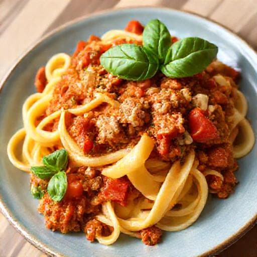 Szybkie Pappardelle z Ragù z Indyka