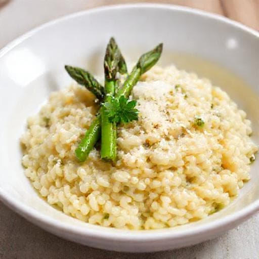 Klasyczne Risotto ze Szparagami