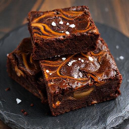 Brownie z Solonym Karmelem