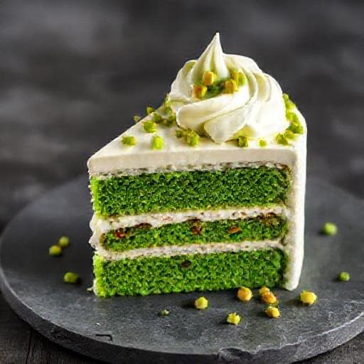 Ciasto Shrek z mascarpone i pistacjami