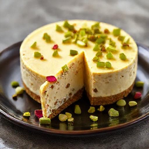 Sernik Dubajski z Nutą Kardamonu i Pistacji