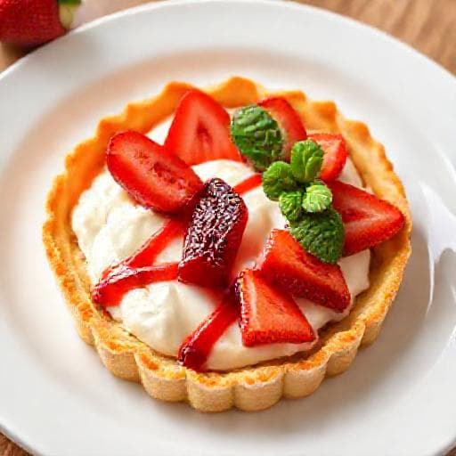 Szybka Tarta z Mascarpone i Truskawkami