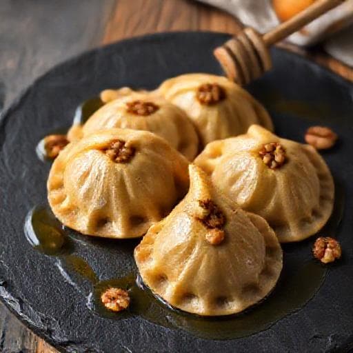 Pierogi z Dynią i Orzechami (Wariacja Regionalna)
