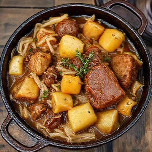 Pączkraut po Góralsku z żeberkami