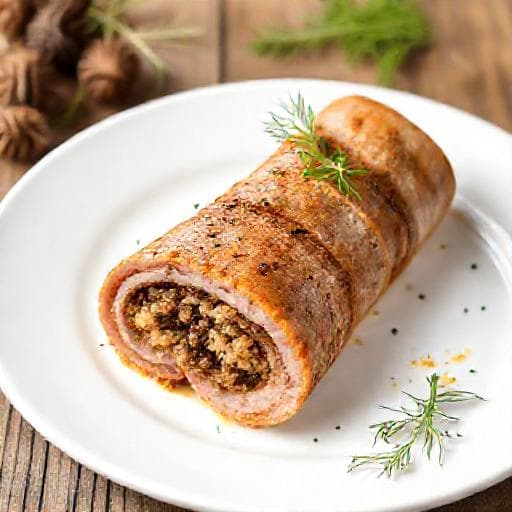 Schab Faszerowany Morelami (Szybka Wersja)