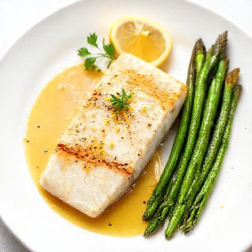 Snabb Torskrygg med Brynt Smör och Citron