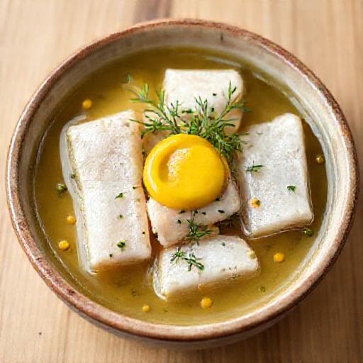 Makrill i Vinäger med Senap och Dill
