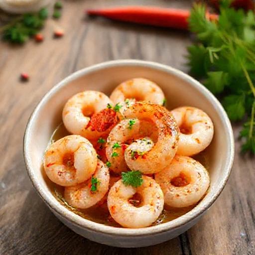 Snabb Vitlöksräkor med Chili
