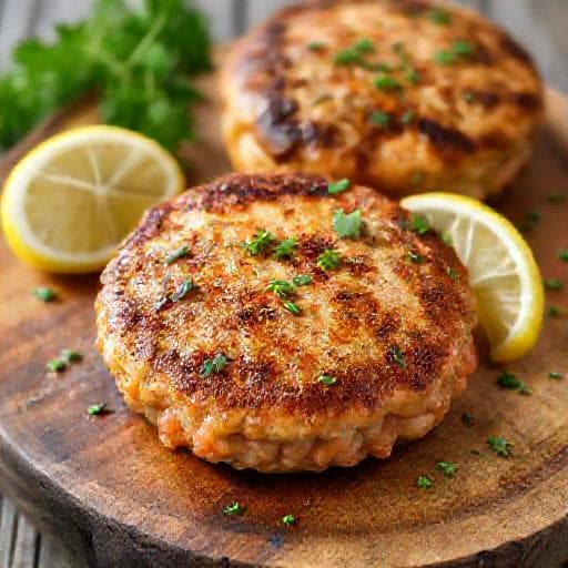 Snabb Laxburgare med Citron och Örter