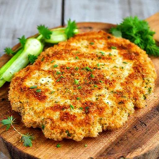 Sellerischnitzel med Örttäcke