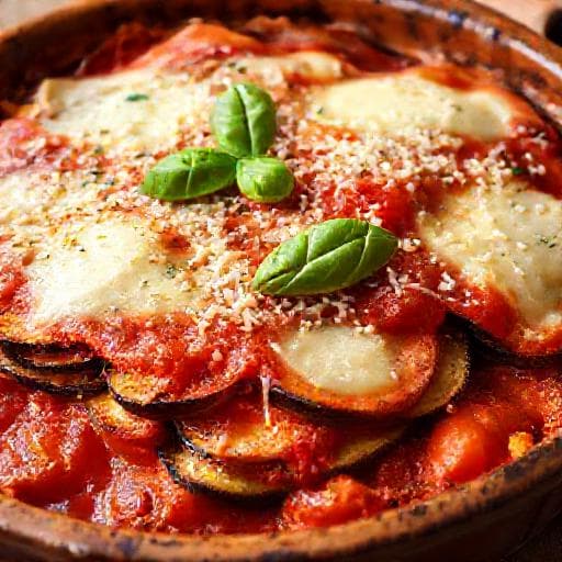 Klassisk Aubergine Parmigiana