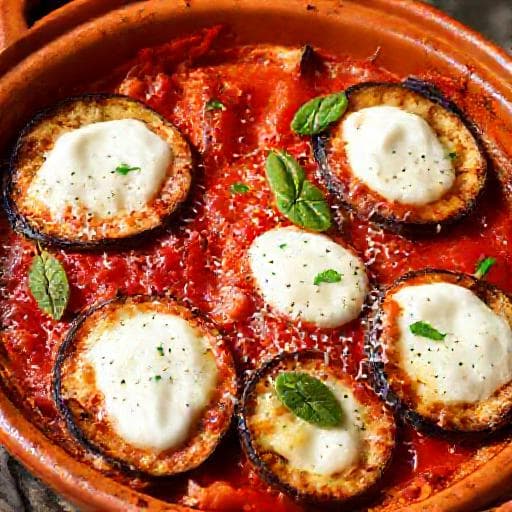 Siciliansk Aubergine Parmigiana med Ricotta