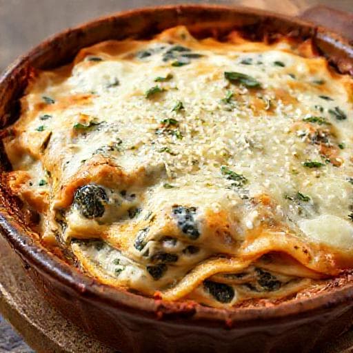 Klassisk Spenatlasagne