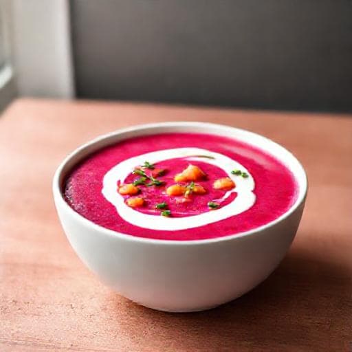 Snabb Rödbetssoppa med Rotfrukter