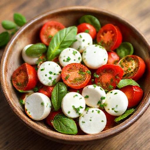 Snabb Capresesallad med Pesto