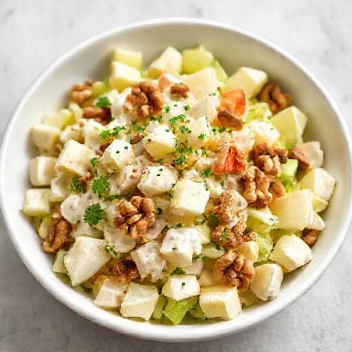 Snabb Waldorfsallad