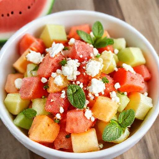 Klassisk Melonsallad med Fetaost