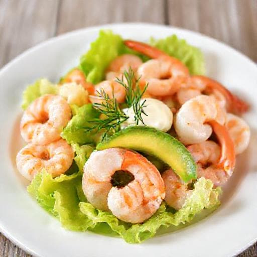 Klassisk Räksallad med Avokado