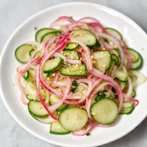 Snabb Asiatisk Gurksallad