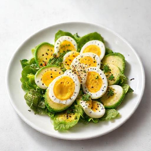 Klassisk Avokadosallad med Ägg