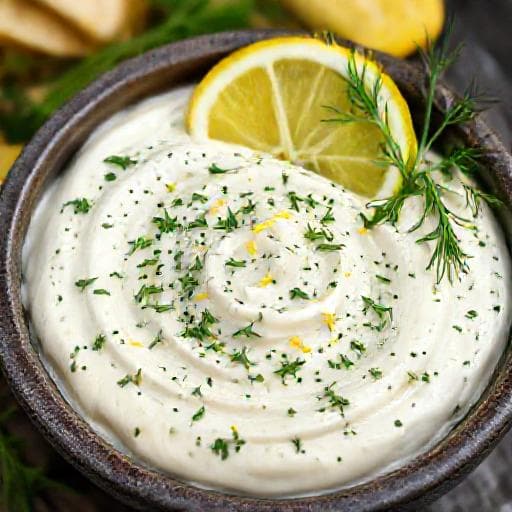 Färskoströra med Örter och Citronzest