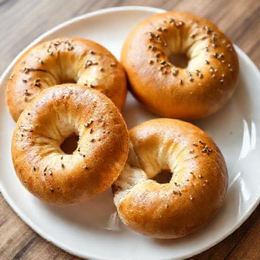 Snabba Bagels (utan kokning)