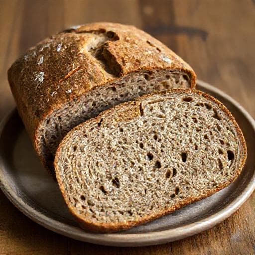 Snabbt Bröd Utan Knådning med Fullkorn