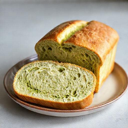 Japanskt Mjölkbröd med Matcha