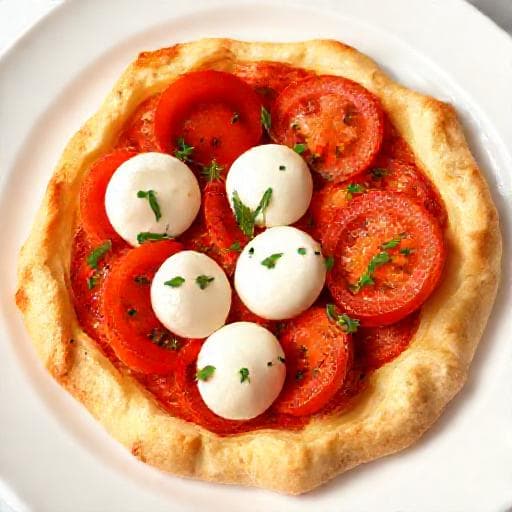 Snabb Tomat- och Mozzarellapaj
