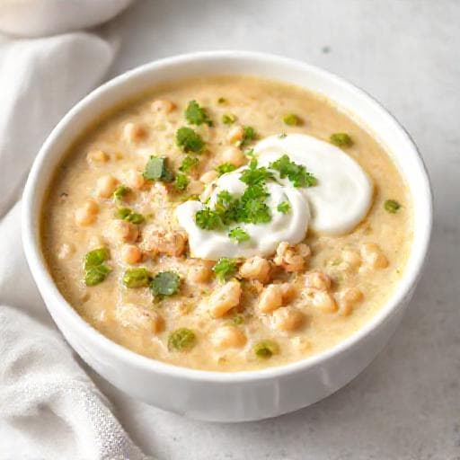 Snabb Vit Kycklingchili