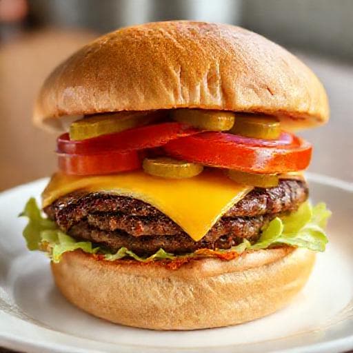 Klassisk Smashburgare