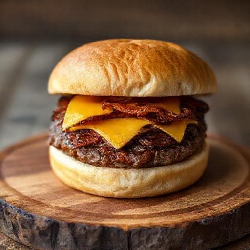 Enkel Smashburgare