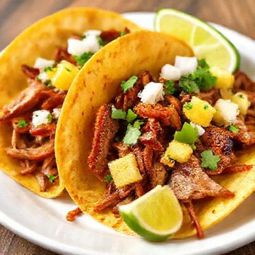 Snabb Tacos al Pastor (utan trompo)