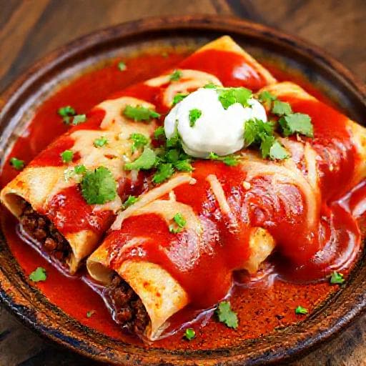 Klassiska Nötkötts-Enchiladas