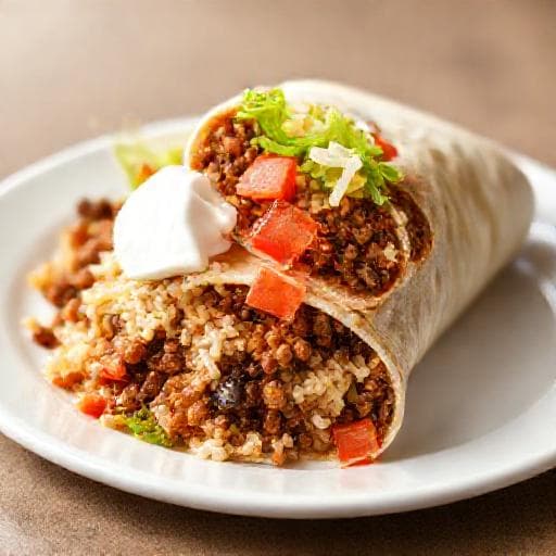 Snabb Biffburrito med Snabbris