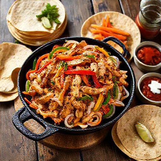 Klassiska Kycklingfajitas