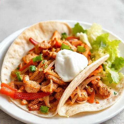 Snabb Kycklingfajitas