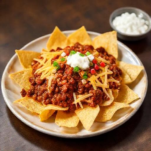 Snabb Nachos med Färdig Chili och Ost