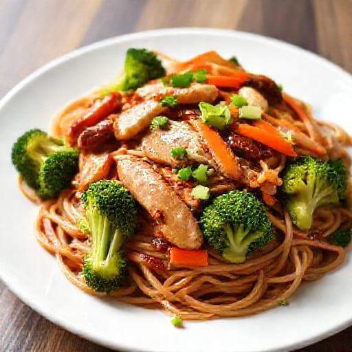 Klassisk Kyckling Lo Mein
